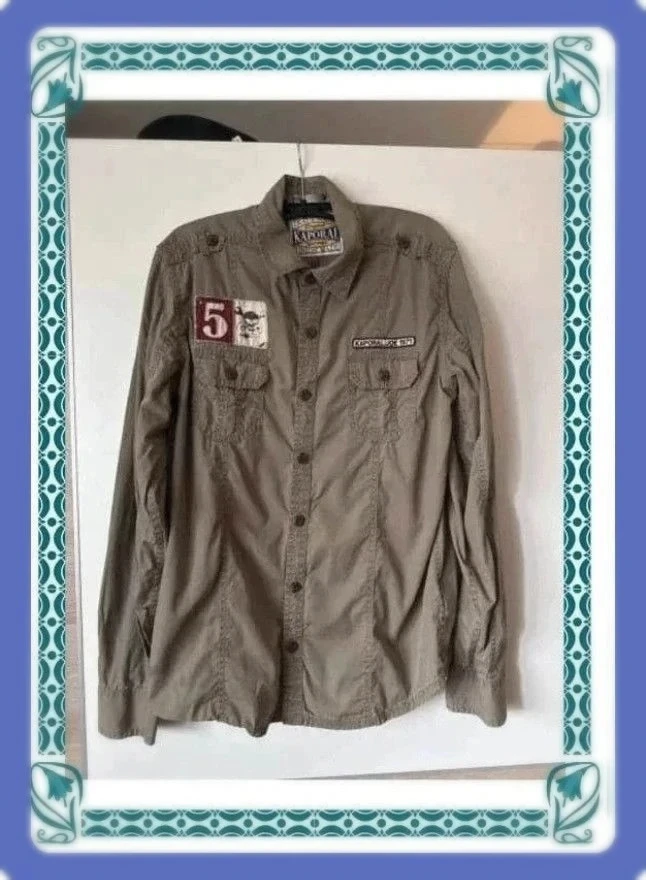 Chemise homme kaki Kaporal M
